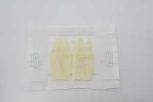 病院の滅菌ニトリル ラテックス手術用手袋